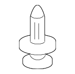 MU481276 - Body: Lower Weather-strip Clip for Mitsubishi: Lancer, Outlander, Outlander PHEV, Outlander Sport Image