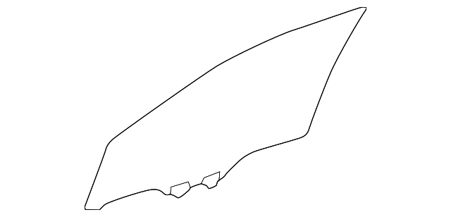 Brand New Left Driver Side Rear Vent Window Glass For 2013-2018 Toyota RAV4 (Privacy Tinted)