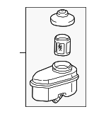 4722033011 - Body: Reservoir Assembly for Toyota: Avalon, Camry Image
