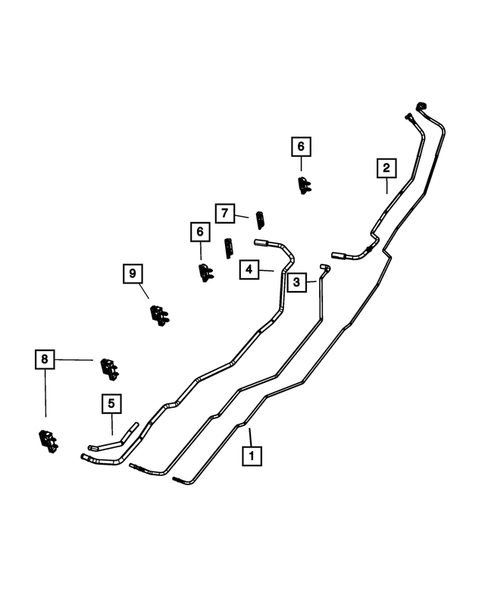 Fuel Lines and Tubes for 2019 Ram 3500 #4