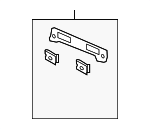 71545SZTA00 - Body: License Bracket for Honda: CR-Z Image