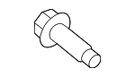 638495V00A - Body: Bumper Cover Screw for Nissan Image