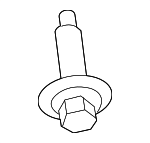 155305933 - Belts &amp; Cooling: Radiator Support Splash Shield Clip for Nissan Image