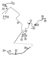 68044130AA - Brakes: Brake Tube for Mopar Image