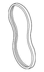 88984191 - Cooling System: Serpentine Belt for GM Image