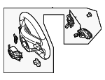 9946070109E38 - Body: Steering Wheel for Mercedes-Benz Image