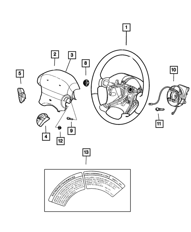 4759876BA - Steering: Steering Wheel for Mopar Image