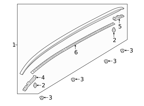 Exterior Trim - Roof for 2018 Volvo XC60 #0