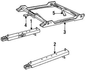VOLVO 240GL センターパネル&サイド Tracks & Components for 1992 Volvo 240 | OEM Parts Online