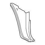 669003S500 - Body: Cowl Trim for Nissan: Frontier, Xterra Image