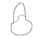 155309591 - Body: Headliner Clip for Nissan: Frontier, TITAN Image