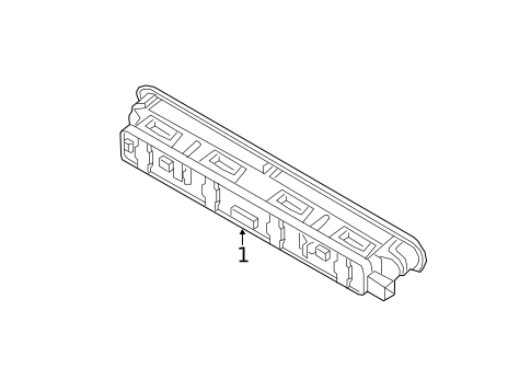 High Mounted Stop Lamp for 2015 Ram ProMaster City #0