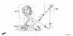 19521R70A00 - Engine: HOSE A, WATER for Acura Image