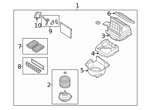 Blower Motor & Fan for 2004 Mazda RX-8 #0