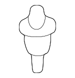 MB475404 - Body: Bumper Cover Clip for Mitsubishi Image