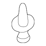 MB547806 - Body: Bumper Cover Clip for Mitsubishi Image