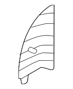 4E0857565A6PS - Body: Corner Cover for Audi Image