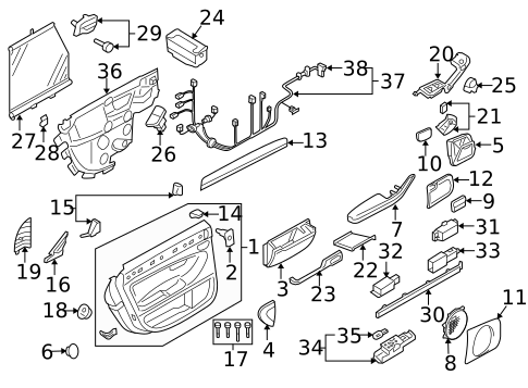 Rear Door for 2008 Audi S8 #1