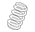 97034353132504 - Suspension: Coil Spring for Porsche: Panamera Image