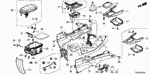 77297TR0A01ZB - Interior/Bumper: LID, SHIFT LOCK *NH686L* (WARM GRAY) for Honda Image