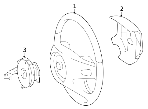 Steering Wheel & Trim for 2011 Mercedes-Benz ML450 #0