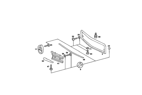 Radiator Grill for 1989 Mercedes-Benz 560SL #0