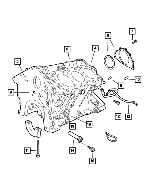 Cylinder Block for 2006 Chrysler 300 #0