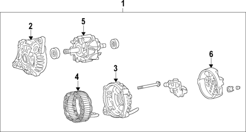 Alternator for 2009 Pontiac G3 #0