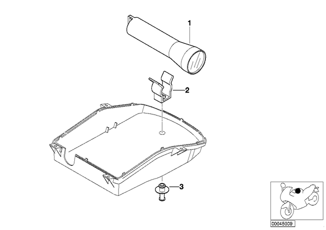 63312305981 - : Bulb Support              for BMW-Motorrad Image