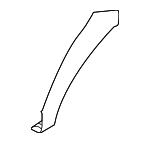 LR136800 - Body: Wheelhouse Molding for Land Rover: Range Rover Sport Image