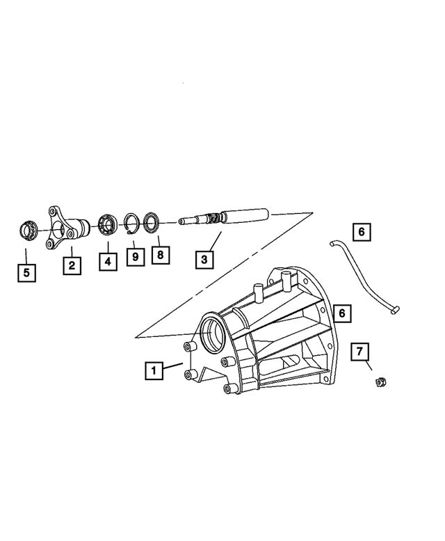 52108210AA - Automatic Transaxle 4 Speed: Mounting Lock for Mopar Image image