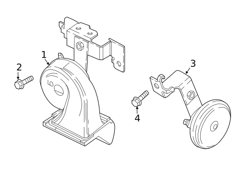 Horn for 2020 Toyota Yaris #0