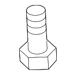 N10653102 - Body: Lower Tie Bar Bolt for Porsche: Cayenne, Macan, Panamera Image