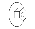 N90887704 - Body: Blind Spot Detection System Warning Sensor Nut for Porsche Image