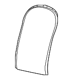 1YT07JXWAA - Body: Seat Back Cover for Fiat: 500 Image