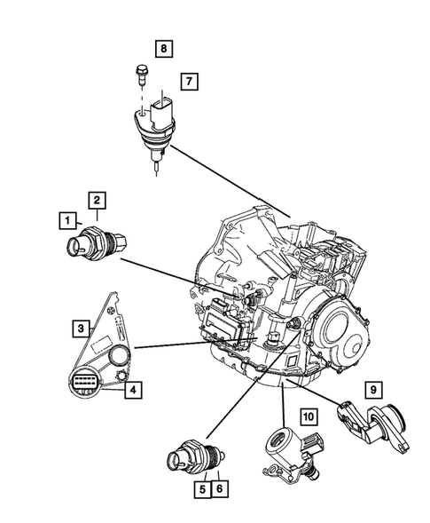 Sensors for 2007 Chrysler PT Cruiser #2