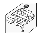 3L103925AM - Engine: Engine Cover for Volkswagen: Beetle, Golf, Jetta Image