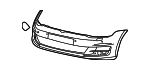 5GM807217BPGRU - Body: Bumper Cover for Volkswagen: Golf SportWagen, GTI Image
