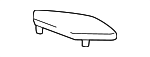 6515A157 - Body: Spoiler Cap for Mitsubishi Image