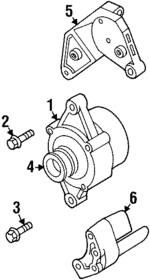 286508300 - : Alternator Mount Bolt for Isuzu Image