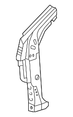 6110801020 - Body: Hinge Pillar Reinforced for Toyota: Matrix Image