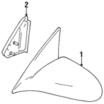 8470150G005PK - : Mirror Outside for Suzuki Image