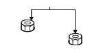 5175907000 - Engine: Engine Bracket Nut for Hyundai Image image