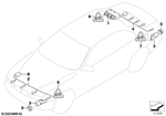 66209142199 - : Ultrasonic Sensor, Platinum Gray for BMW Image