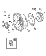 RL087860AA - Automatic Transmission 5 Speed [DGJ]: Transmission Oil Pump for Mopar Image