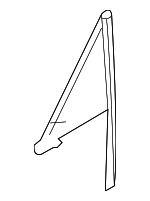 97054231108 - Body: Vent Window Assembly for Porsche: Panamera Image