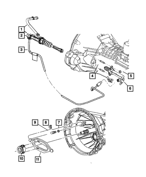 Clutch Controls for 2008 Jeep Liberty #0