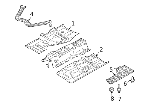 Floor & Rails for 2019 Nissan 370Z #0