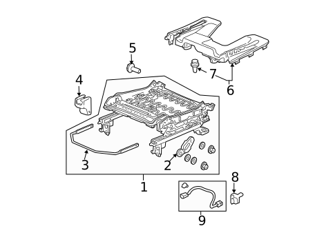 Tracks & Components for 2007 Honda Element #1