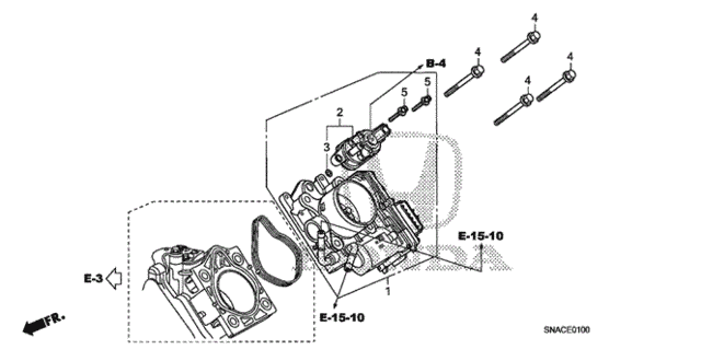 Throttle Body (1.8L) for 2010 Honda Civic #0